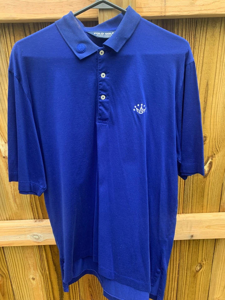 Scotty Cameron Circle T Ralph Lauren Crown Pima 棉高尔夫 Polo 男式 M 码 — 第 2/4 张图片