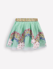 NWT Mini Boden Applique Tulle Skirt