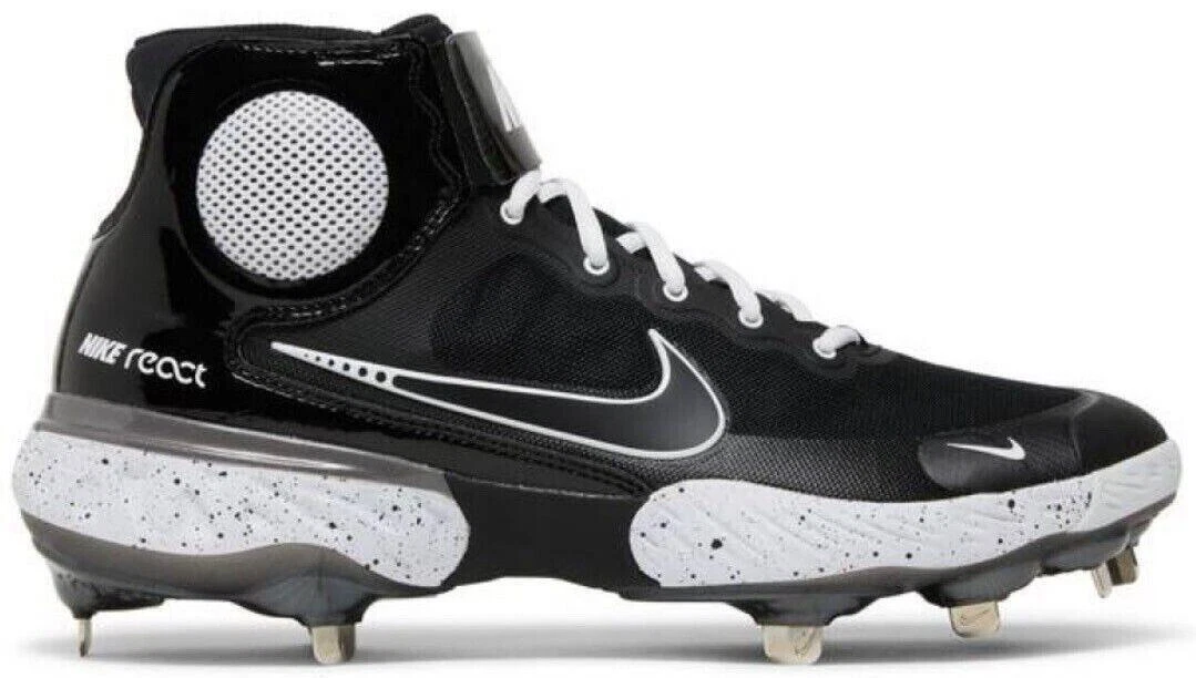 Preços baixos em Nike Alpha Huarache Elite 3 Mid White Metallic