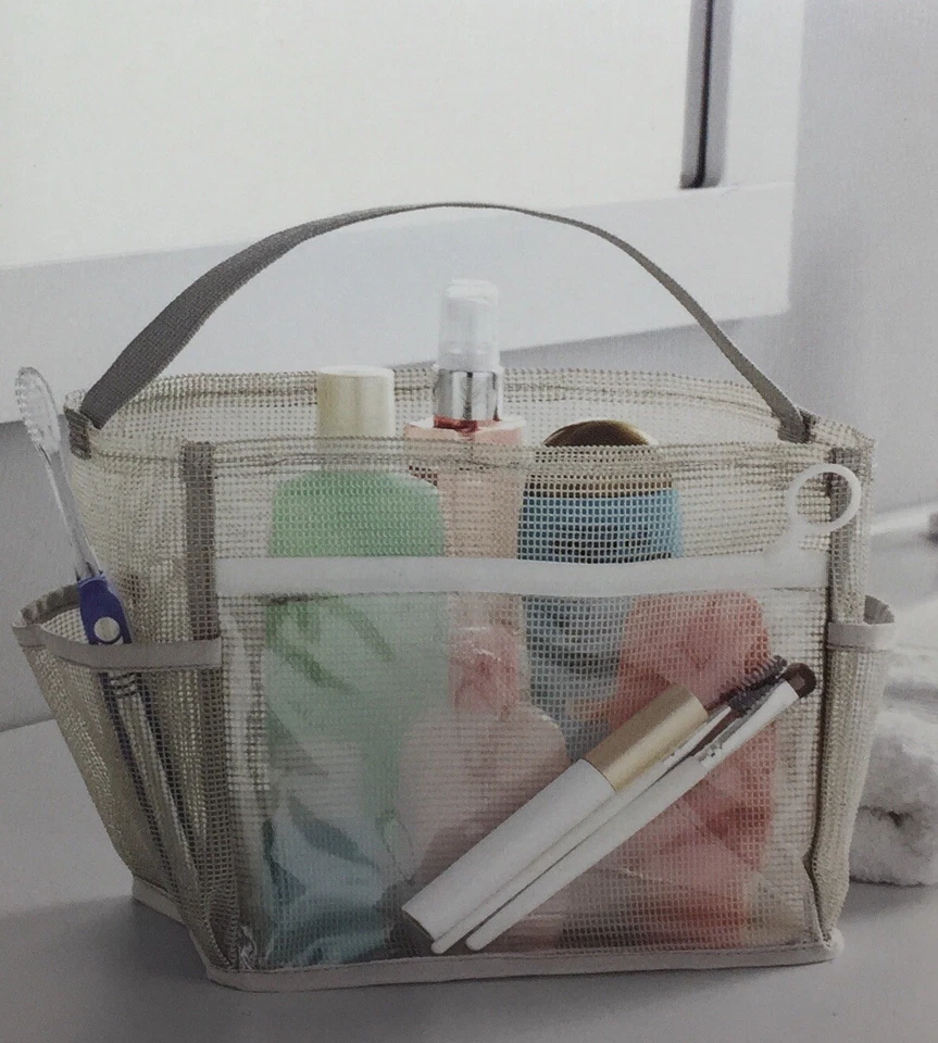 Bolso de Mano Mainstays Resistente al Agua con Cremallera Plata Suave Foto 3 de 4