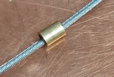 Motorcycle Carburettor / Throttle Cable End Barrel Nipples - 4mm OD Brass Solder