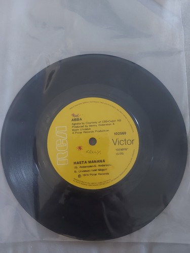 ABBA Hasta Manana 7” Single Vinyl Record 1974 RCA Victor Records Australia