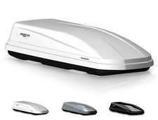 Perflex Exclusive Roof Cargo Box Large 17.7 Cu Ft Car Top Carrier Travel (White)