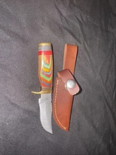 Custom Handmade Knife with Leather Sheath