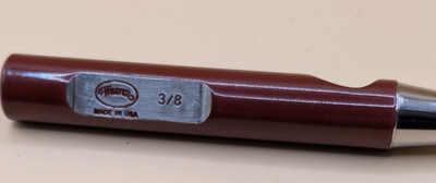 Weaver Leather Round Belt Punch Size 3/8'' (No.11)  [Made in USA]