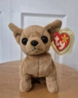 Ty Beanie Baby - TINY the Chihuahua Dog 5" NWT Vintage 1998