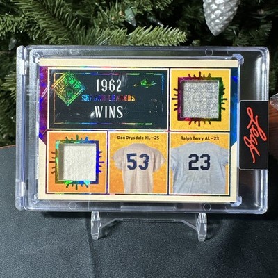 7/8 DRYSDALE/TERRY HOF RAINBOW 1962 SEASON LEADERS 2025 Leaf Seasons In The Sun