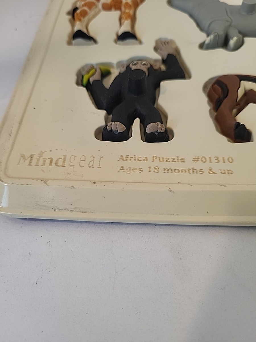 Mindgear Africa 3D Animal Puzzle #01310 Made In USA | eBay