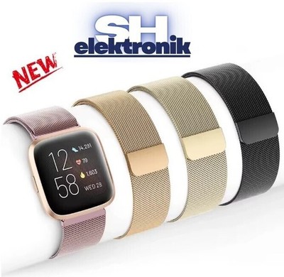 Milanese-Armband für Fitbit Versa 3 / 4 / Sense 1 / 2 Loop Band Magnet Stahl