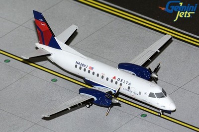 G2DAL1340 GeminiJets SAAB 340B 1/200 Model N428XJ Delta Connection / Mesaba