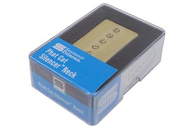 Seymour Duncan Hot Phat Cat Silencer Gold Neck Humbucker Sized P90 Pickup