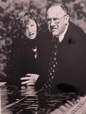 Original Vintage 1990 BW 8x10 Press Photo Gene Hackman Anne Archer NARROW MARGIN