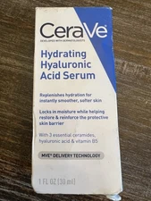 Cerave Hyaluronic Acid Serum for Face with Vitamin B5 and Ceramides 1 oz.