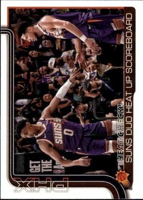 2025-26 Topps #294 Heat Check!: Suns Duo Heat Up Scoreboard