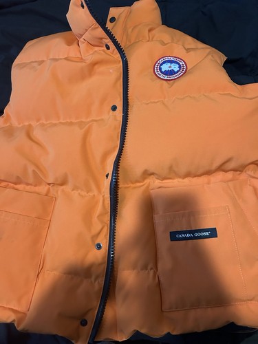 Canada Goose Arctic Program Orange Down Insulated Puffer Vest Men's XL