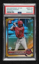 2022 Bowman 1st Edition Gold Foil 21/50 Denzer Guzman PSA 10 GEM MT 16hz