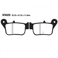Bremsbelag BremsbeläGe EBC SFA628 Hinten FüR SYM Maxsym 400 I Bj. 2011-2016