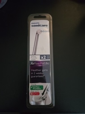 Philips Sonicare Airfloss Pro Ultra Replacement Flosser Nozzles Tips 2 HX8032/64