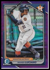 2024 Bowman Chrome #BCP-208 Waner Luciano Prospects Purple Refractors #/250