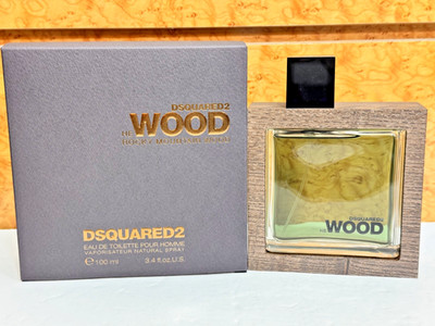 He Wood Rocky Mountain Wood By Dsquared2 Men Cologne EDT Spray 3.4oz NIOB as PiC