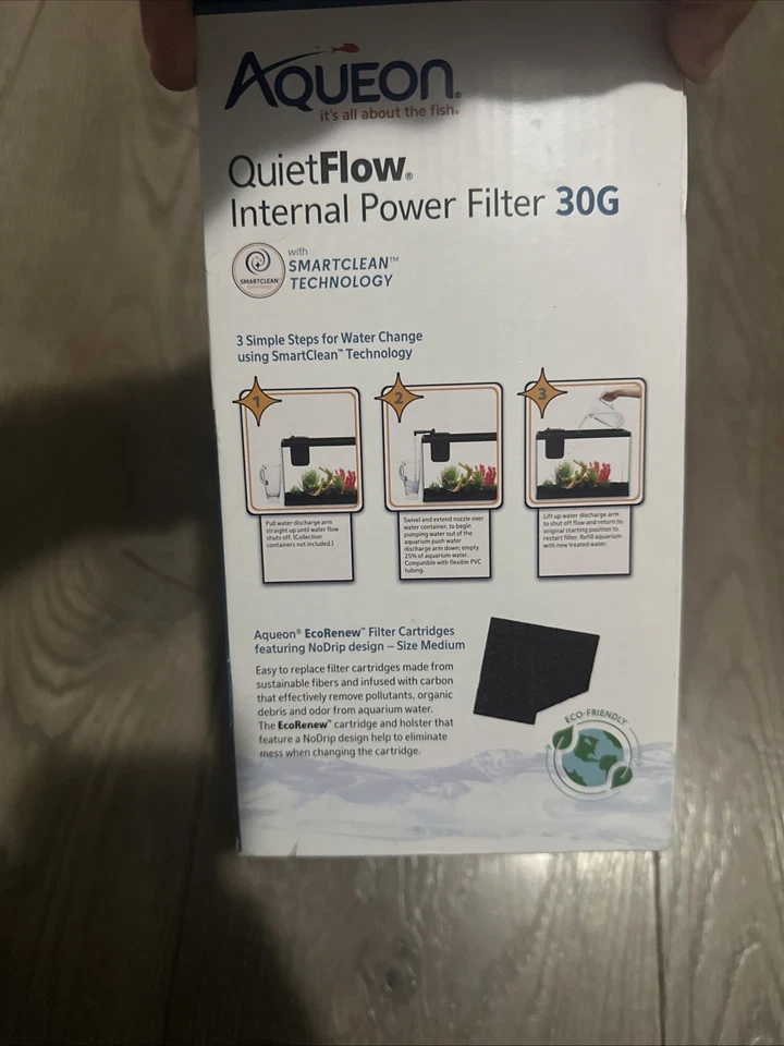 Aqueon QuietFlow SmartClean Internal Power Filter (15 Gallon) -open box - Image 3 of 4