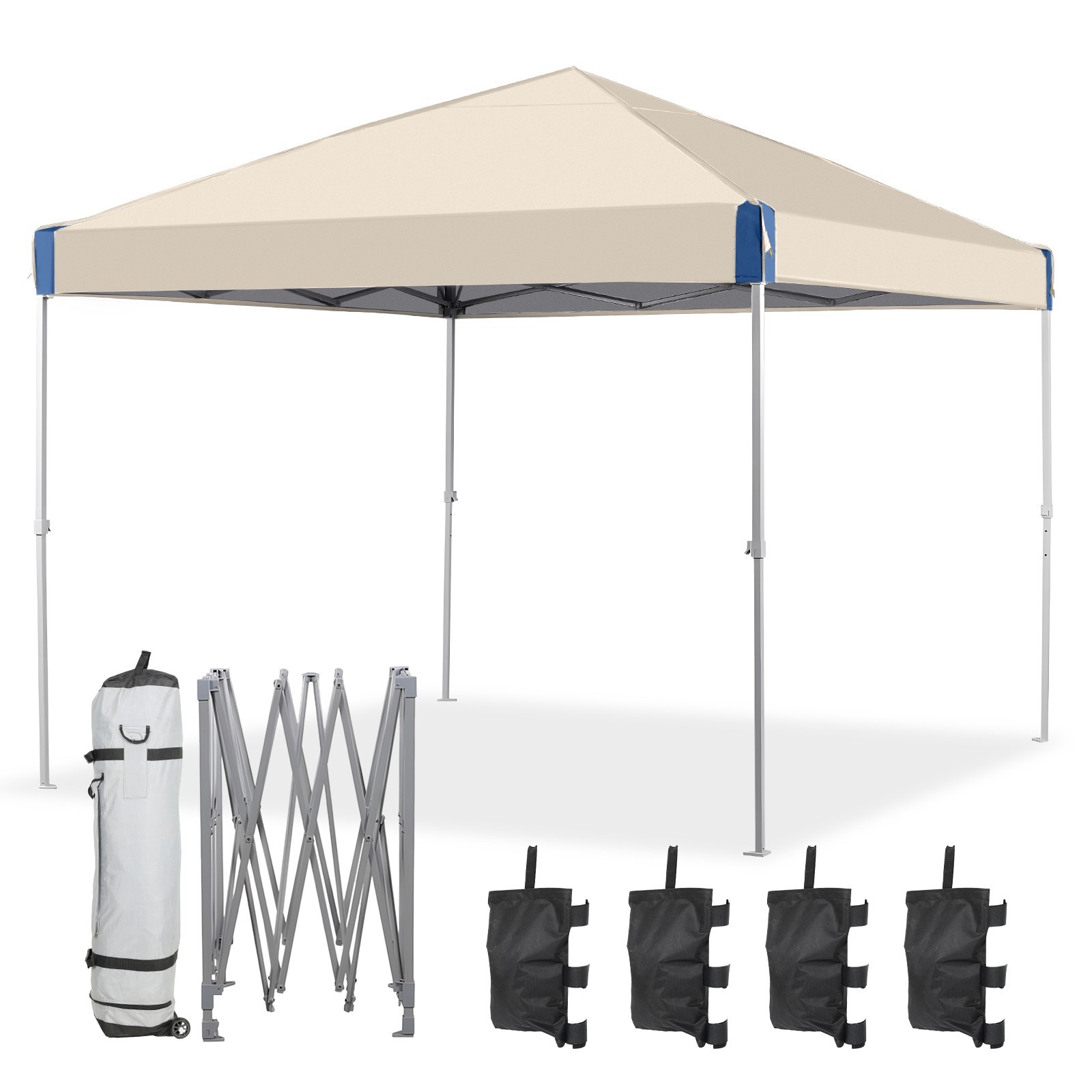Tent With Roller Bag Portable Oxford Shade
