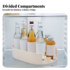 Kühlschrank Drehteller Organizer Transparent Design Drehfach Drehteller