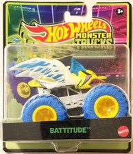 Hot Wheels - 2025 Monster Trucks Glow in the Dark Battitude BBJFX16 