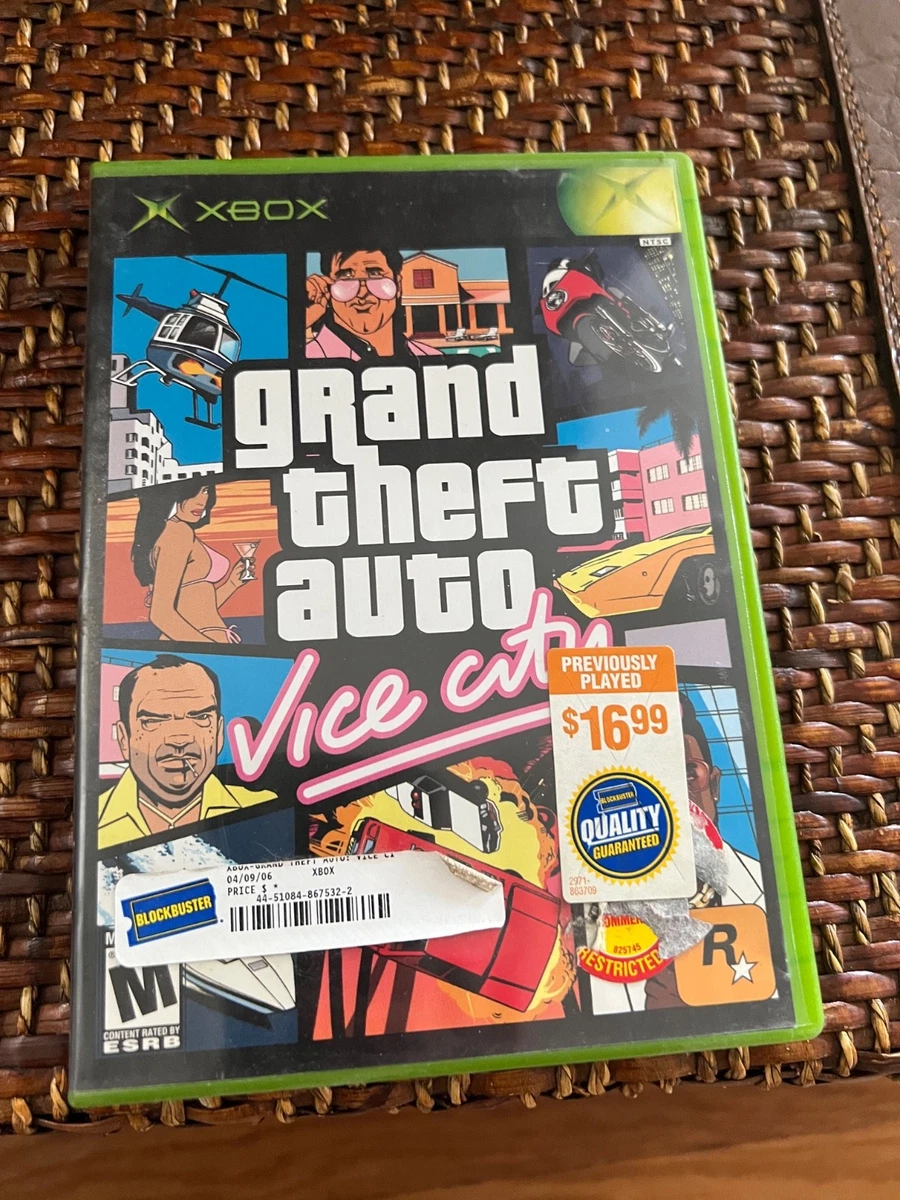 Grand Theft Auto: Vice City Microsoft Xbox Video Games for sale | eBay