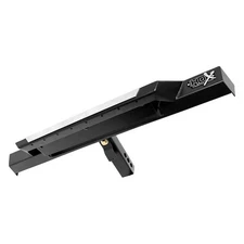 Westin HDX Black Drop Hitch Step w Polished Step Plate for 2" Receivers