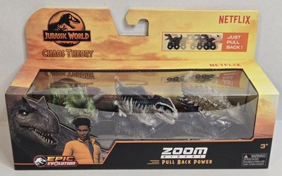 Jurassic World Chaos Theory Zoom Riders Epic Evolution Netflix Pull Back  Power