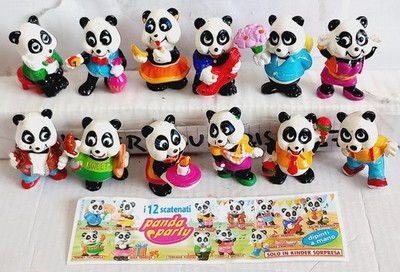 KINDER SURPRISE FERRERO PANDA PARTY Ü-Ei FIGUREN ITALIEN ZUM AUSSUCHEN TOP RAR