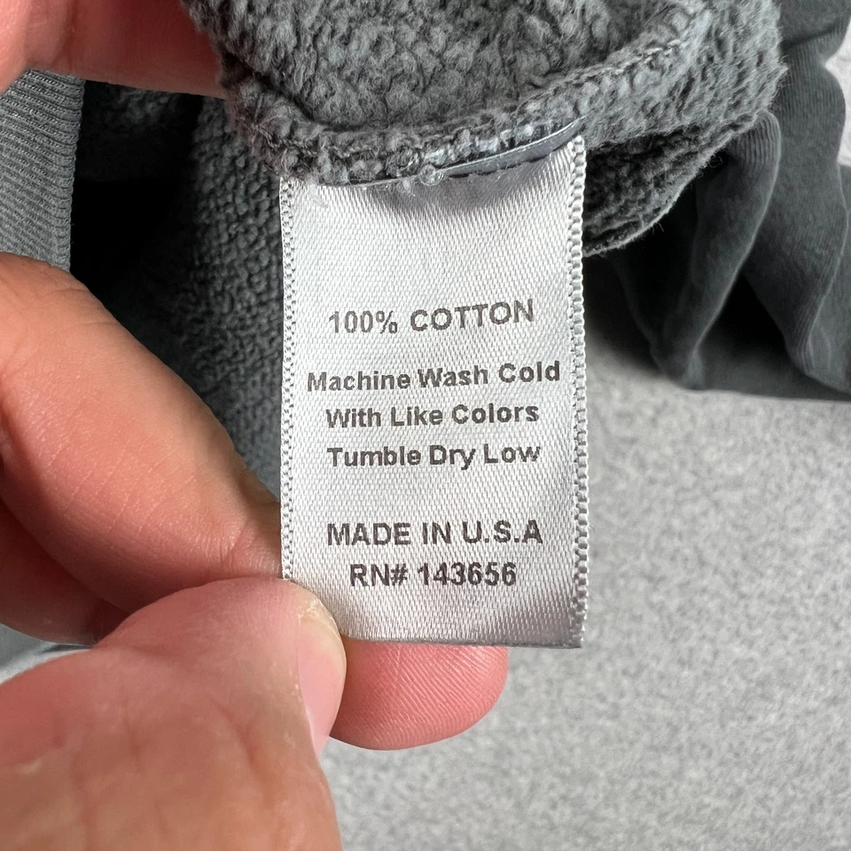 Sudadera Pullover Joah Brown con Capucha Hecha en EE. UU. Pequeña/Mediana Mujer Gris Foto 4 de 4
