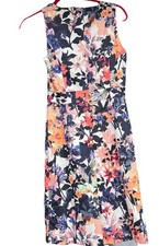 Signature Collection Women's Sleeveless Floral Dress Size 4