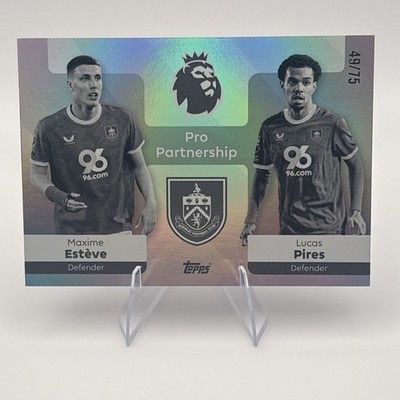 2025 Topps Premier League Maxime Esteve Lucas Pires Silver /75