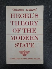 Hegel's Theory of the Modern State - Paperback, by Avineri Shlomo - Gd