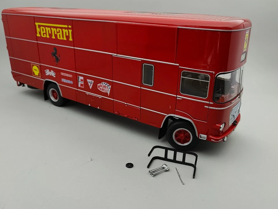 1/18 Fiat OM 150 Rolfo Renntransporter Ferrari RaceTruck CMR176 2-4 - Bild 4 von 4