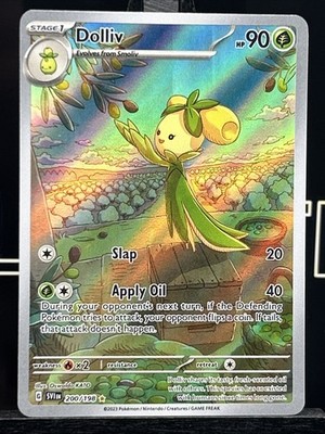 Dolliv 200/198 Sv01: Scarlet & Violet Base Set IR Full Art Holo Pokemon Card 