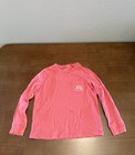 Vineyard Vines Christmas Pink Long Sleeve Crew Neck Pocket Shirt Youth Size 5 — photo 1