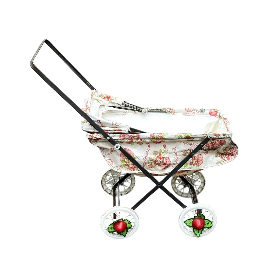 Cochecito cochecito muñeca Strawberry Shortcake años 80 de colección tamaño muñeca Foto 2 de 4