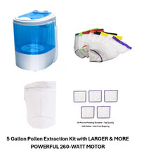 Ice Magic Complete 5 Gallon Pollen Extraction Kit - W/ 260-Watt Motor MORE POWER