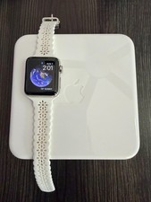 Apple Watch Series 2 38mm Stainless Steel Case White Sport Band  Accessories