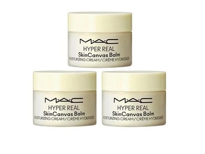 3-Pack MAC Hyper Real SkinCanvas Balm Moisturizing Cream, 0.17oz/5ml x 3 = 0.5oz