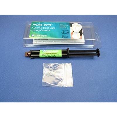 ADHESIVE DUAL CURE PERMANENT LUTING CEMENT IONOMER CROWN BRIDGE VENEER BRACKETS
