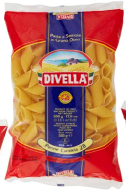 ital. Pasta DIVELLA PASTA DI SEMOLA PENNE CANDELA N.28 Nudeln