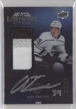 2021 SPx UD Black Lustrous Rookie 123/125 Alex Turcotte #LRPA-AT Patch Auto n7r