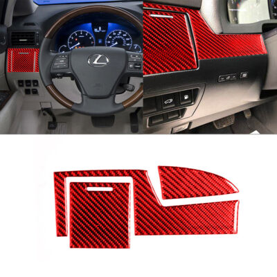 Lexus Rx Dash Covers Red Carbon Fiber Driver Side Dashboard Cover Trim For Lexus RX350 ...