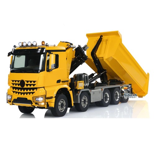 10x10 1/14 Hydraulic RC Crane Tipper Car Metal Full Dump Truck 3-speed Gearbox - Picture 12 of 24