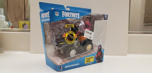 FORTNITE Quadcrasher Vehicle With BURNOUT 4" Action Figure Included JAZWARES NEW - Picture 2 of 12