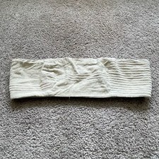 Free People Textured Cream Bandeau with Side Button Closer Size XS